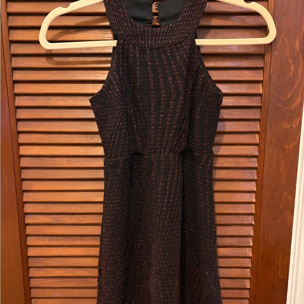 Elegant Black and Red Girls Dress